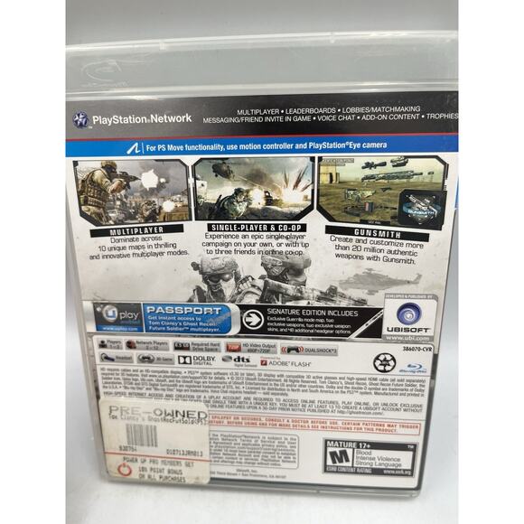 Ghost Recon Future Soldier Signature Edition (PS3, 2012) CIB - Picture 2 of 7